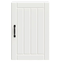 vidaXL Pensile da Cucina Lucca Bianco in Legno Multistrato