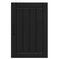 Pensile da Cucina-Mobile Cucina da Parete Lucca Nero in Legno Multistrato 300956