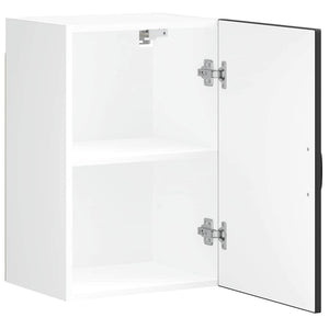 Pensile da Cucina-Mobile Cucina da Parete Lucca Nero in Legno Multistrato 300956