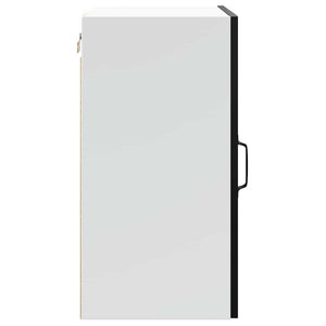 Pensile da Cucina-Mobile Cucina da Parete Lucca Nero in Legno Multistrato 300956