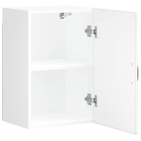 Pensile da Cucina-Mobile Cucina da Parete Lucca Bianco Lucido in Legno Multistrato 355533