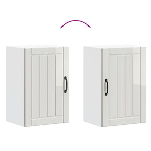 Pensile da Cucina Lucca Bianco Lucido in Legno Multistrato 853789