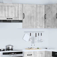 Pensile da Cucina Lucca Grigio Cemento in Legno Multistrato 853791