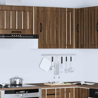Pensile da Cucina Lucca Rovere Marrone in Legno Multistrato 853794