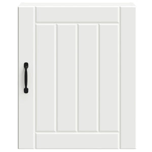 Pensile da Cucina-Mobile Cucina da Parete Lucca Bianco in Legno Multistrato 687227