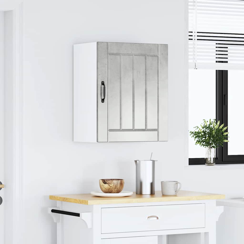 Pensile da Cucina Lucca Grigio Cemento in Legno Multistrato 853805