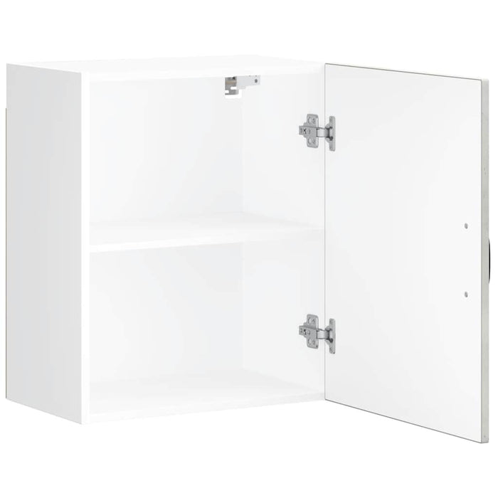 Pensile da Cucina-Mobile Cucina da Parete Lucca Grigio Cemento in Legno Multistrato 898596