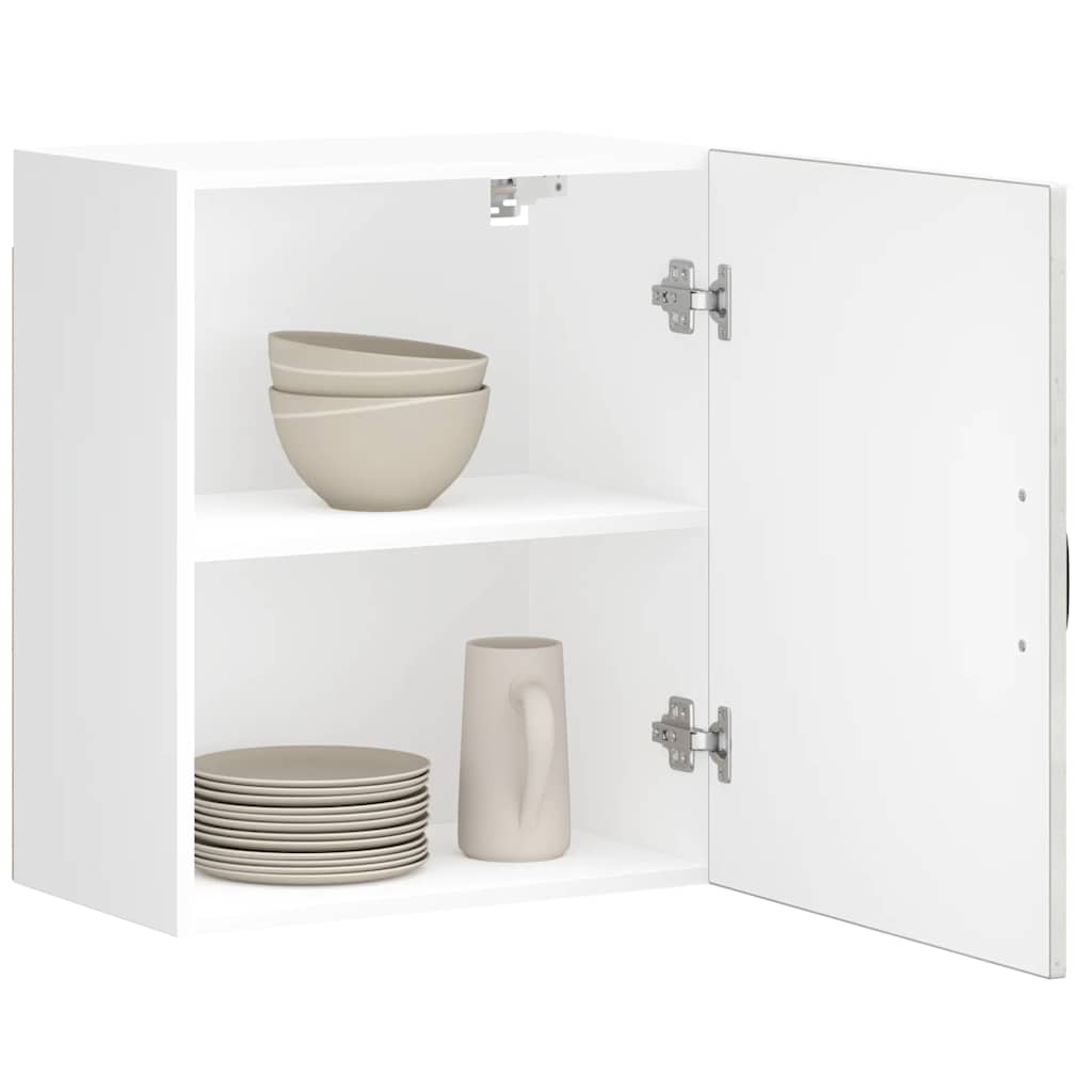 Pensile da Cucina-Mobile Cucina da Parete Lucca Grigio Cemento in Legno Multistrato 898596