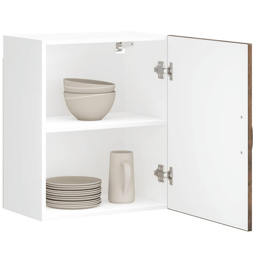 Pensile da Cucina-Mobile Cucina da Parete Lucca Rovere Fumo in Legno Multistrato 653511