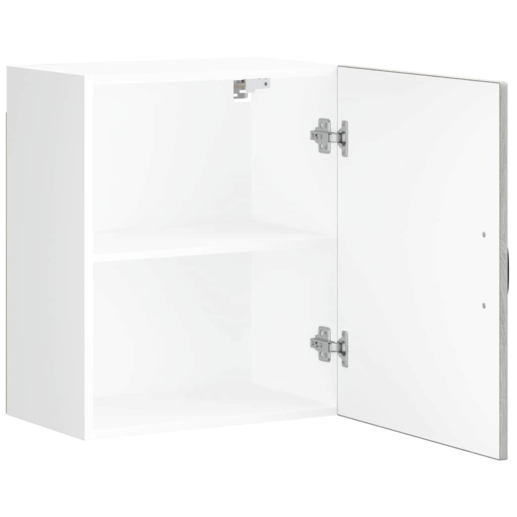 Pensile da Cucina-Mobile Cucina da Parete Lucca Grigio Sonoma in Legno Multistrato 729285