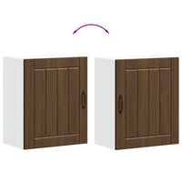 Pensile da Cucina Lucca Rovere Marrone in Legno Multistrato 853811