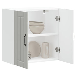 Pensile da Cucina-Mobile Cucina da Parete Lucca Bianco in Legno Multistrato 135135