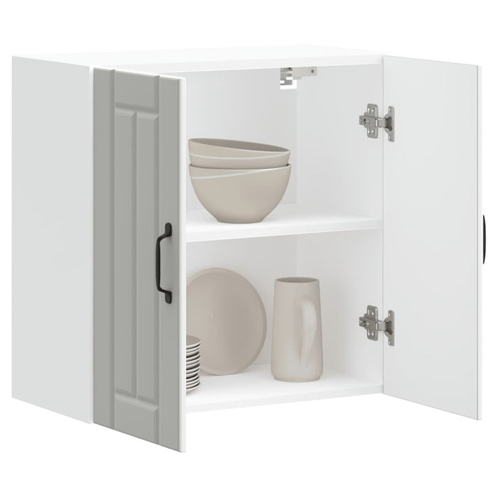 Pensile da Cucina-Mobile Cucina da Parete Lucca Bianco in Legno Multistrato 135135