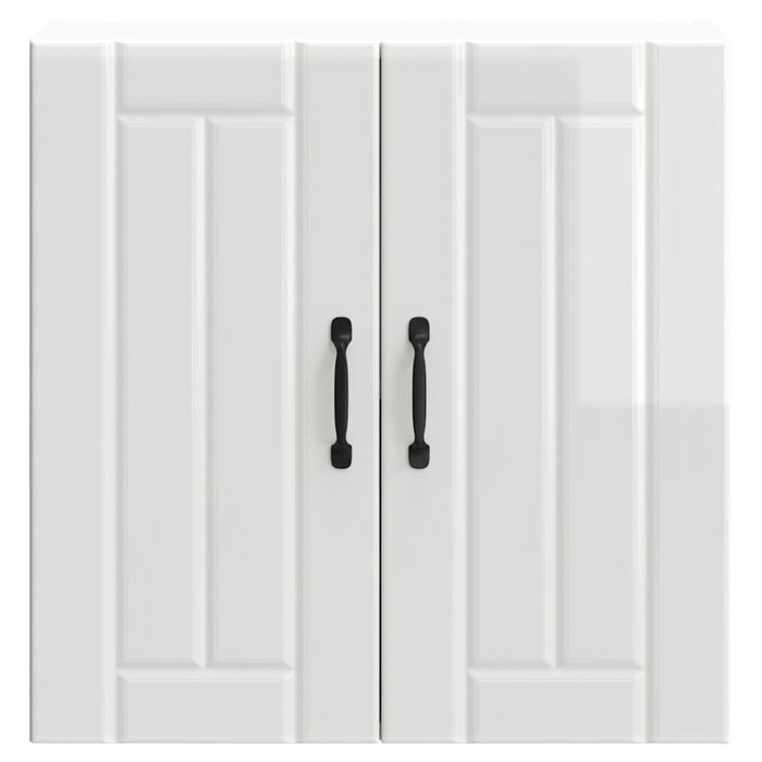 Pensile da Cucina Lucca Bianco Lucido in Legno Multistrato 853819