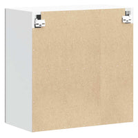 Pensile da Cucina-Mobile Cucina da Parete Lucca Bianco Lucido in Legno Multistrato 615553