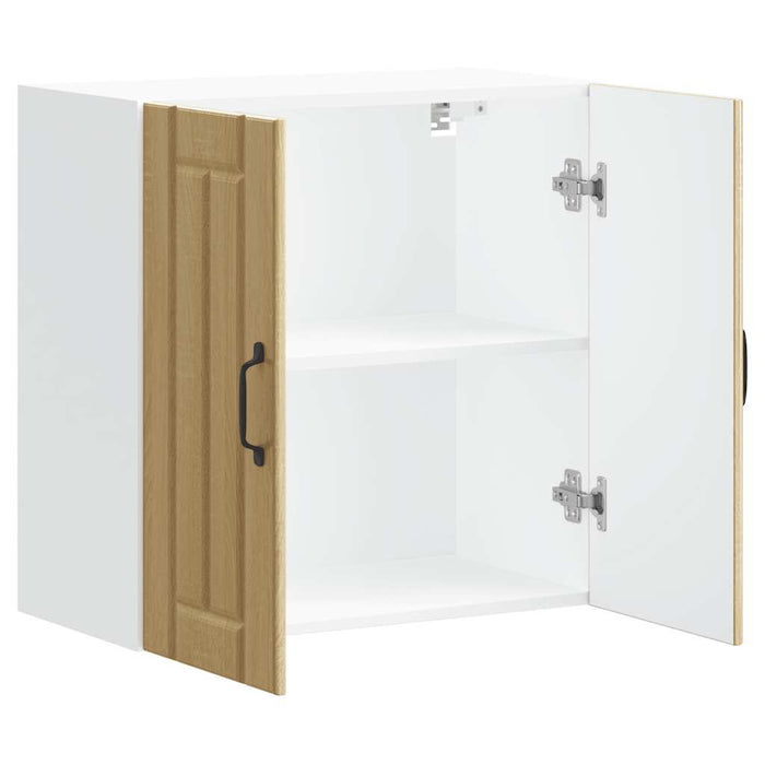 Pensile da Cucina-Mobile Cucina da Parete Lucca Rovere Sonoma in Legno Multistrato 466586