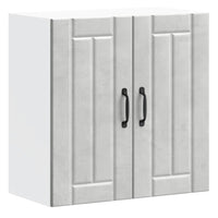 vidaXL Pensile da Cucina Lucca Grigio Cemento in Legno Multistrato