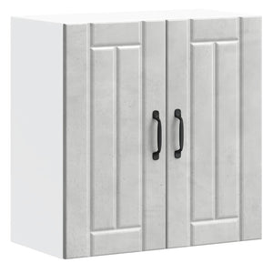 vidaXL Pensile da Cucina Lucca Grigio Cemento in Legno Multistrato