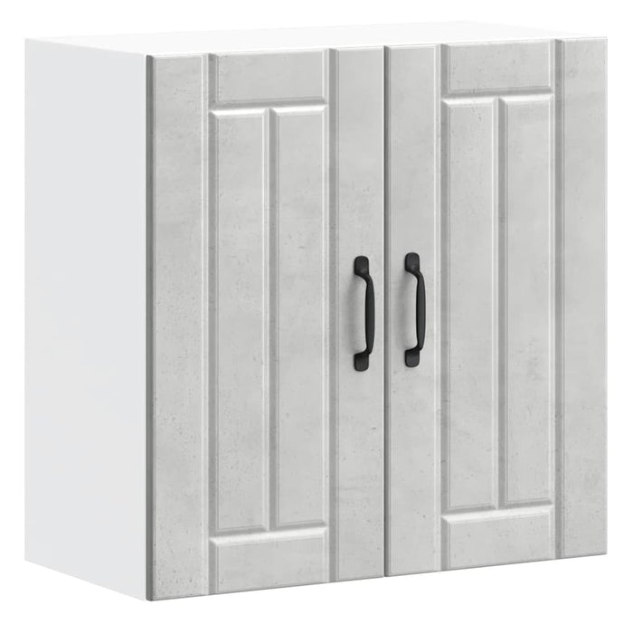 vidaXL Pensile da Cucina Lucca Grigio Cemento in Legno Multistrato