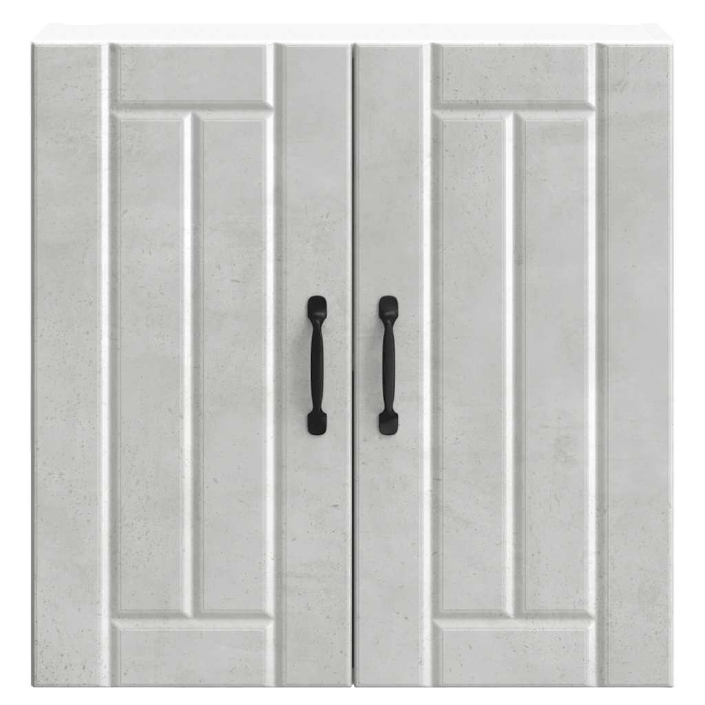 vidaXL Pensile da Cucina Lucca Grigio Cemento in Legno Multistrato