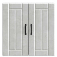 vidaXL Pensile da Cucina Lucca Grigio Cemento in Legno Multistrato