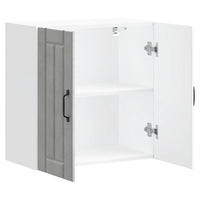 vidaXL Pensile da Cucina Lucca Grigio Cemento in Legno Multistrato