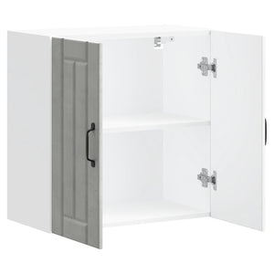 Pensile da Cucina Lucca Grigio Cemento in Legno Multistrato 853821