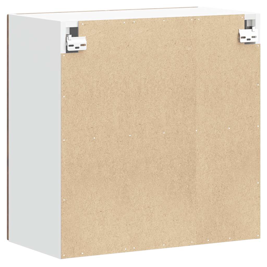 vidaXL Pensile da Cucina Lucca Rovere Fumo in Legno Multistrato