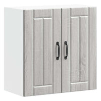 Pensile da Cucina-Mobile Cucina da Parete Lucca Grigio Sonoma in Legno Multistrato 901674