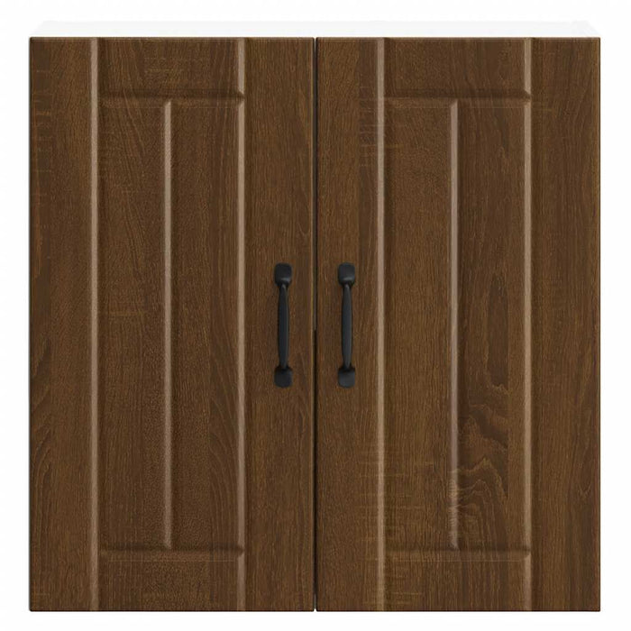 Pensile da Cucina-Mobile Cucina da Parete Lucca Rovere Marrone in Legno Multistrato 777651