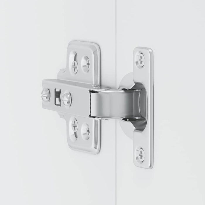 Pensile da Cucina-Mobile Cucina da Parete Lucca Bianco Lucido in Legno Multistrato 831906