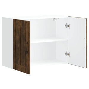 Pensile da Cucina-Mobile Cucina da Parete Lucca Rovere Fumo in Legno Multistrato 549799