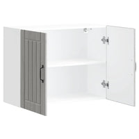 Pensile da Cucina-Mobile Cucina da Parete Lucca Grigio Sonoma in Legno Multistrato 941144