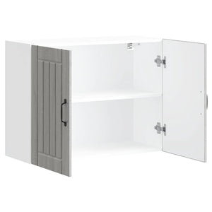 Pensile da Cucina-Mobile Cucina da Parete Lucca Grigio Sonoma in Legno Multistrato 941144