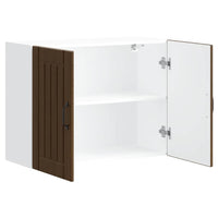 Pensile da Cucina Lucca Rovere Marrone in Legno Multistrato 853834