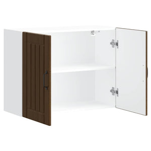 Pensile da Cucina Lucca Rovere Marrone in Legno Multistrato 853834