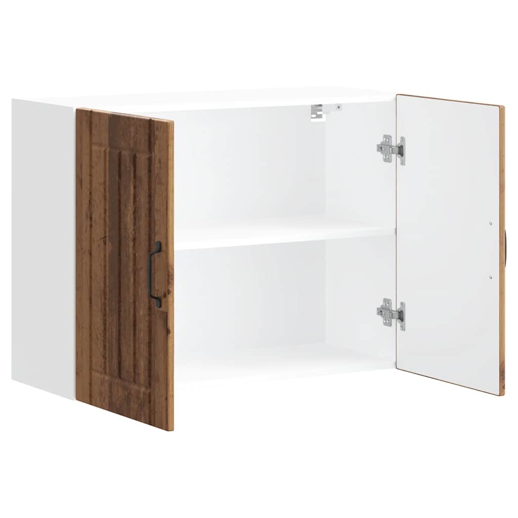 vidaXL Pensile da Cucina Lucca Legno Antico in Legno Multistrato