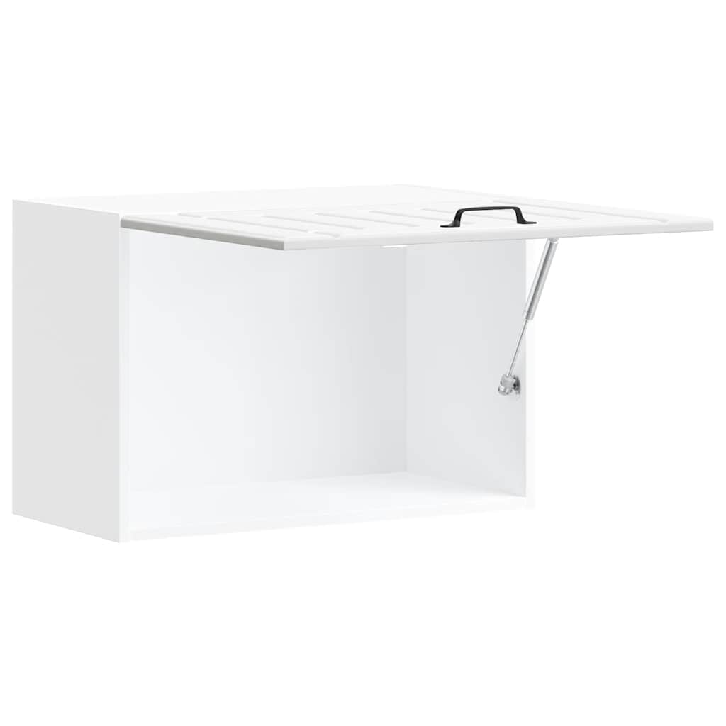 Pensile da Cucina-Mobile Cucina da Parete Lucca Bianco in Legno Multistrato 745998