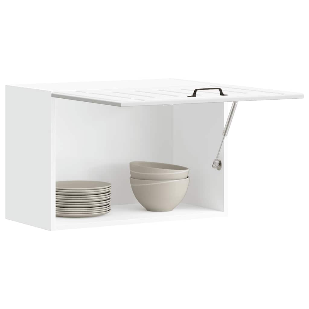 Pensile da Cucina-Mobile Cucina da Parete Lucca Bianco in Legno Multistrato 745998