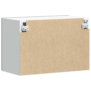 Pensile da Cucina-Mobile Cucina da Parete Lucca Nero in Legno Multistrato 100335