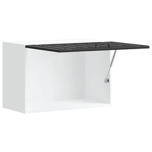 Pensile da Cucina-Mobile Cucina da Parete Lucca Nero in Legno Multistrato 100335