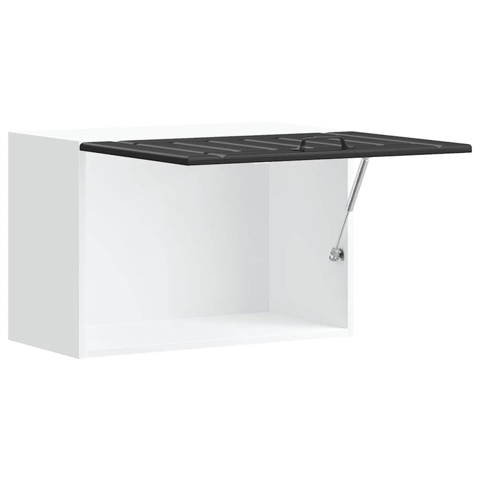 Pensile da Cucina-Mobile Cucina da Parete Lucca Nero in Legno Multistrato 100335