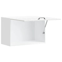 Pensile da Cucina-Mobile Cucina da Parete Lucca Bianco Lucido in Legno Multistrato 862194