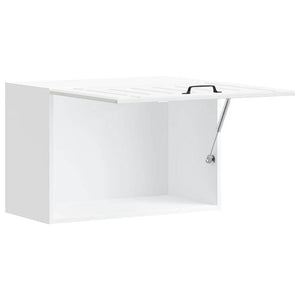 Pensile da Cucina-Mobile Cucina da Parete Lucca Bianco Lucido in Legno Multistrato 862194