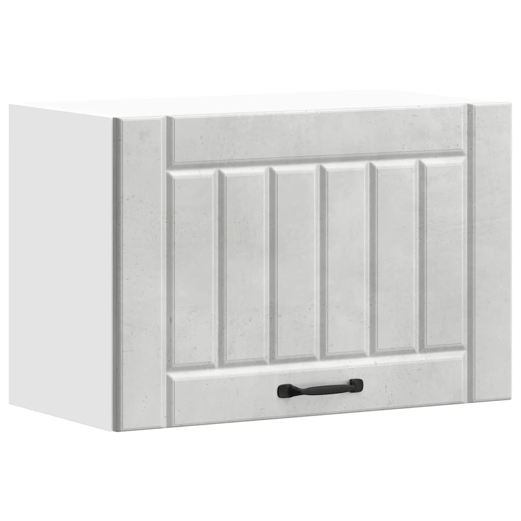 Pensile da Cucina-Mobile Cucina da Parete Lucca Grigio Cemento in Legno Multistrato 334258