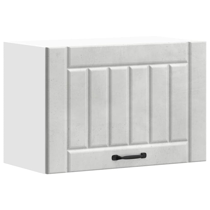 Pensile da Cucina-Mobile Cucina da Parete Lucca Grigio Cemento in Legno Multistrato 334258