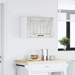 vidaXL Pensile da Cucina Lucca Grigio Cemento in Legno Multistrato