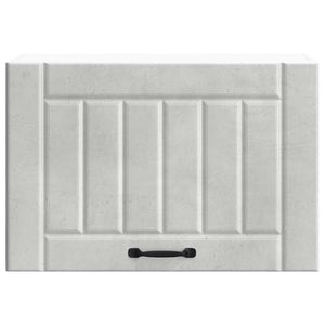 Pensile da Cucina-Mobile Cucina da Parete Lucca Grigio Cemento in Legno Multistrato 334258