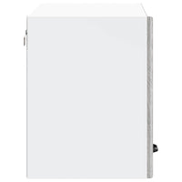 Pensile da Cucina-Mobile Cucina da Parete Lucca Grigio Sonoma in Legno Multistrato 153676