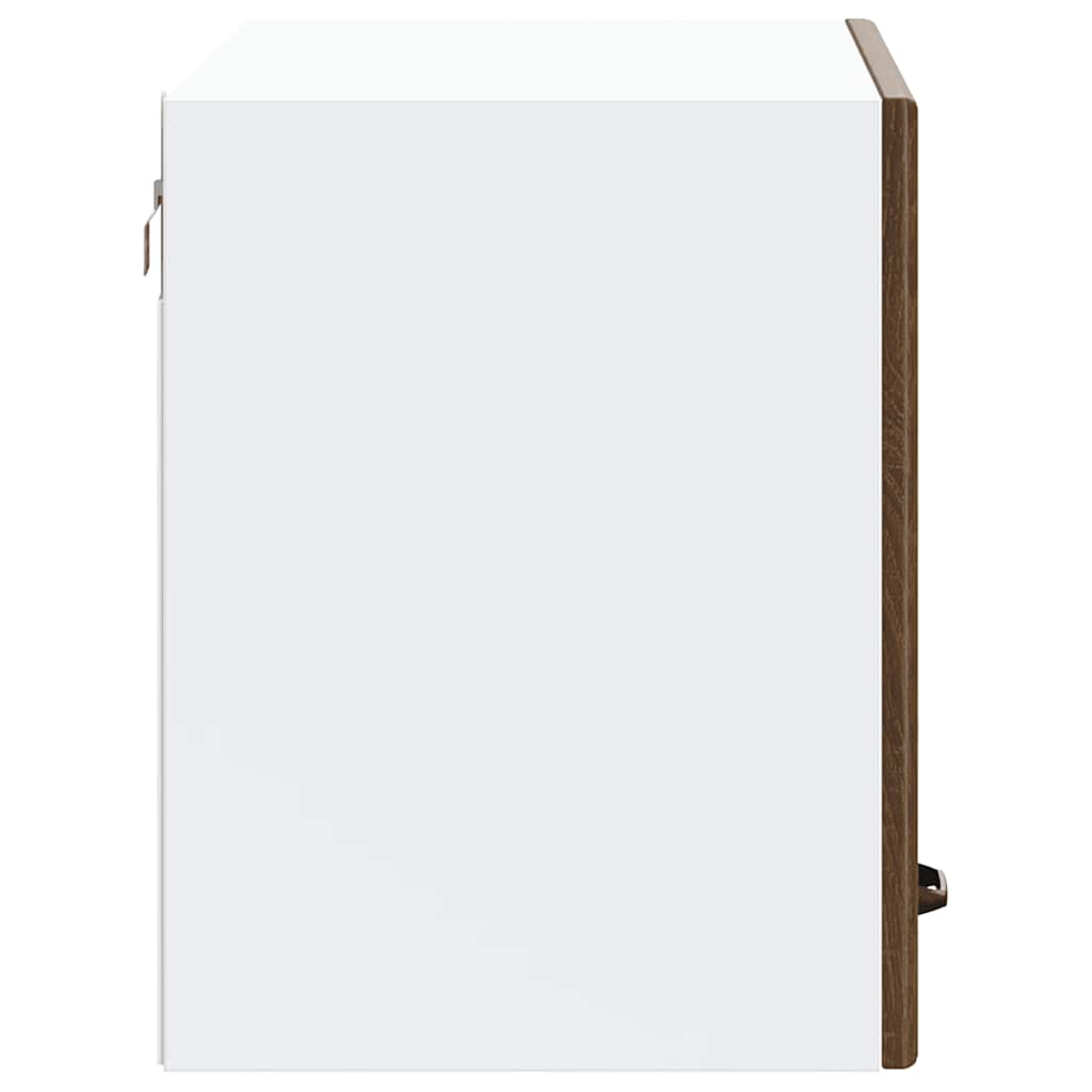 Pensile da Cucina-Mobile Cucina da Parete Lucca Rovere Marrone in Legno Multistrato 689622